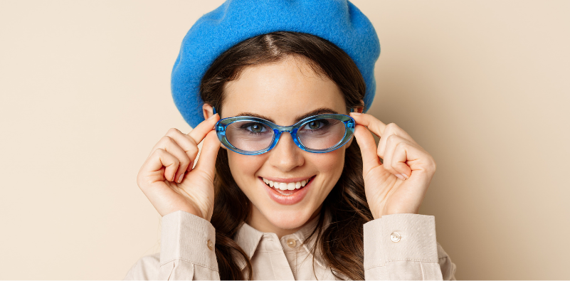 Vibrant colours glasses
